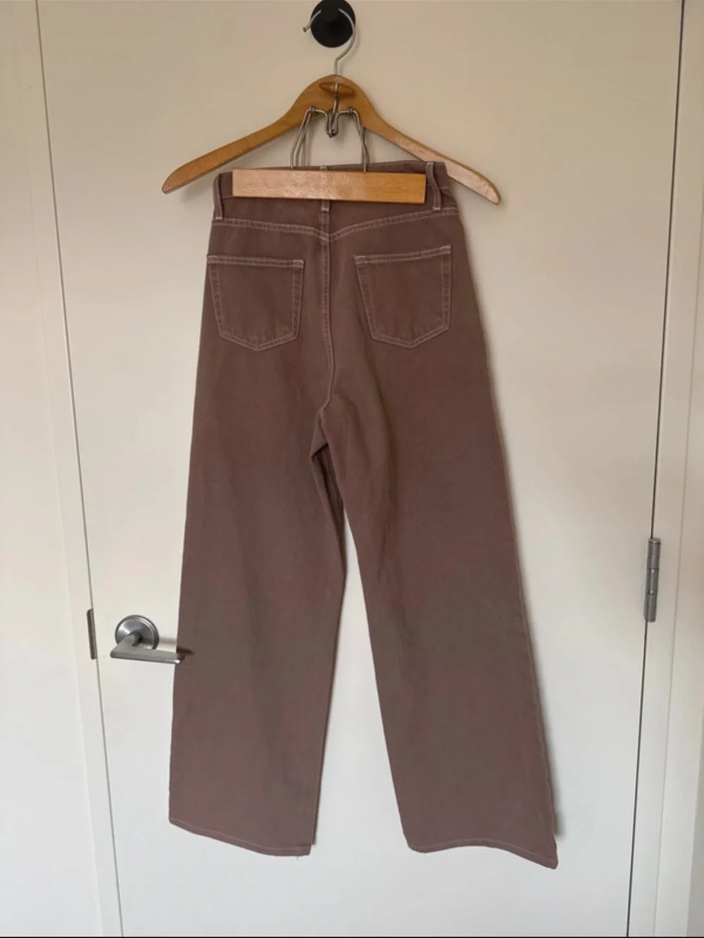 Fashion Nova Wide-Leg Jeans - Brown Taupe